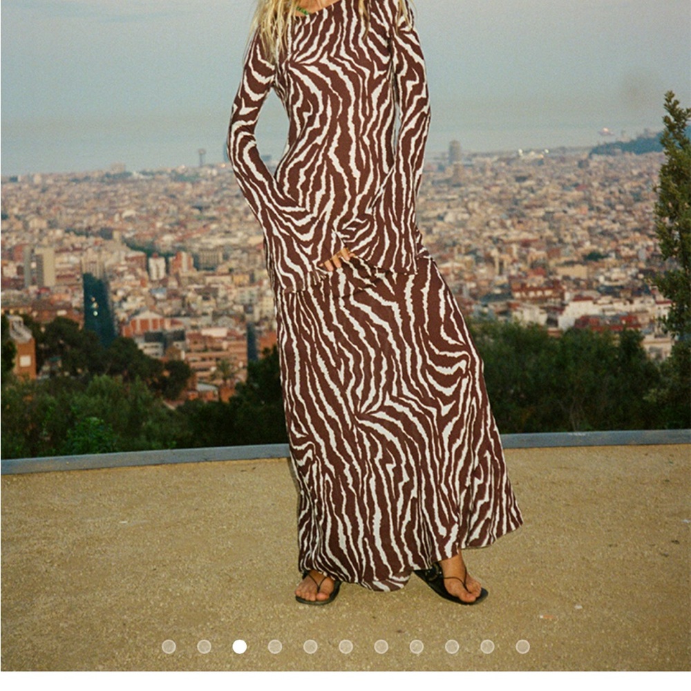 Realisation Par Gia Zebra Dress